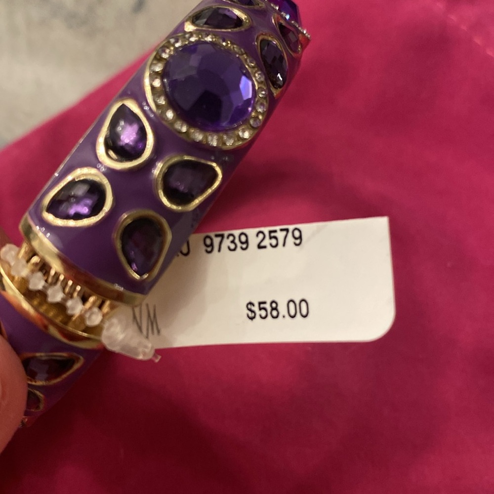 Neiman Marcus Enamel Bangle - Picture 2 of 5